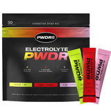 PWDRS Electrolitos: sobre de una porción ideal para hidratar durante el entrenamiento.
