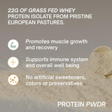 PWDRS Protein Powder espátula para medir porciones y mezclar.