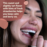 Producto fabricado en USA, Berry Mood Chews para calidad y confianza.