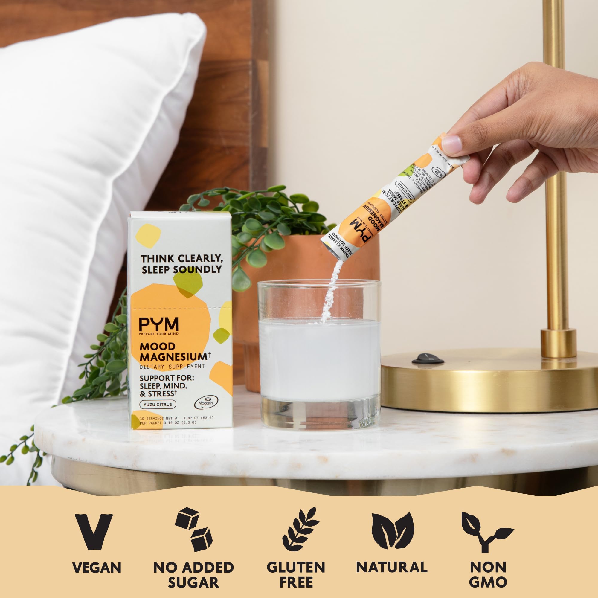 PYM Mood Magnesio, producto fabricado en EEUU con control de calidad.