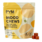 Gomitas PYM Health Citrus en botella para relajación diaria.