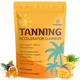 Pyralvexithon gominolas bronceado con astaxantina para una piel radiante.
