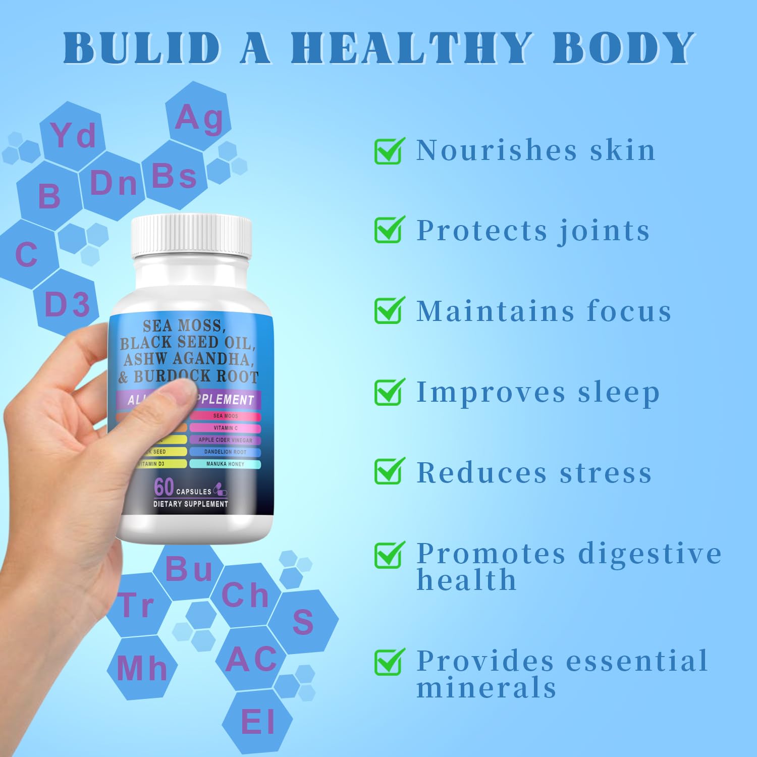 Pyzor aceite semilla negra cápsulas: absorción mejorada para nutrientes esenciales.