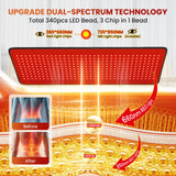 Manta PZJDSR con luz doble 660nm y 850nm para uso versátil