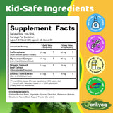 Q'ankyaq ingredientes brócoli y espinaca, fuente vegetal.