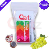 Qartz polvo dental profesional sabor uva, sonrisa más brillante tras el cepillado