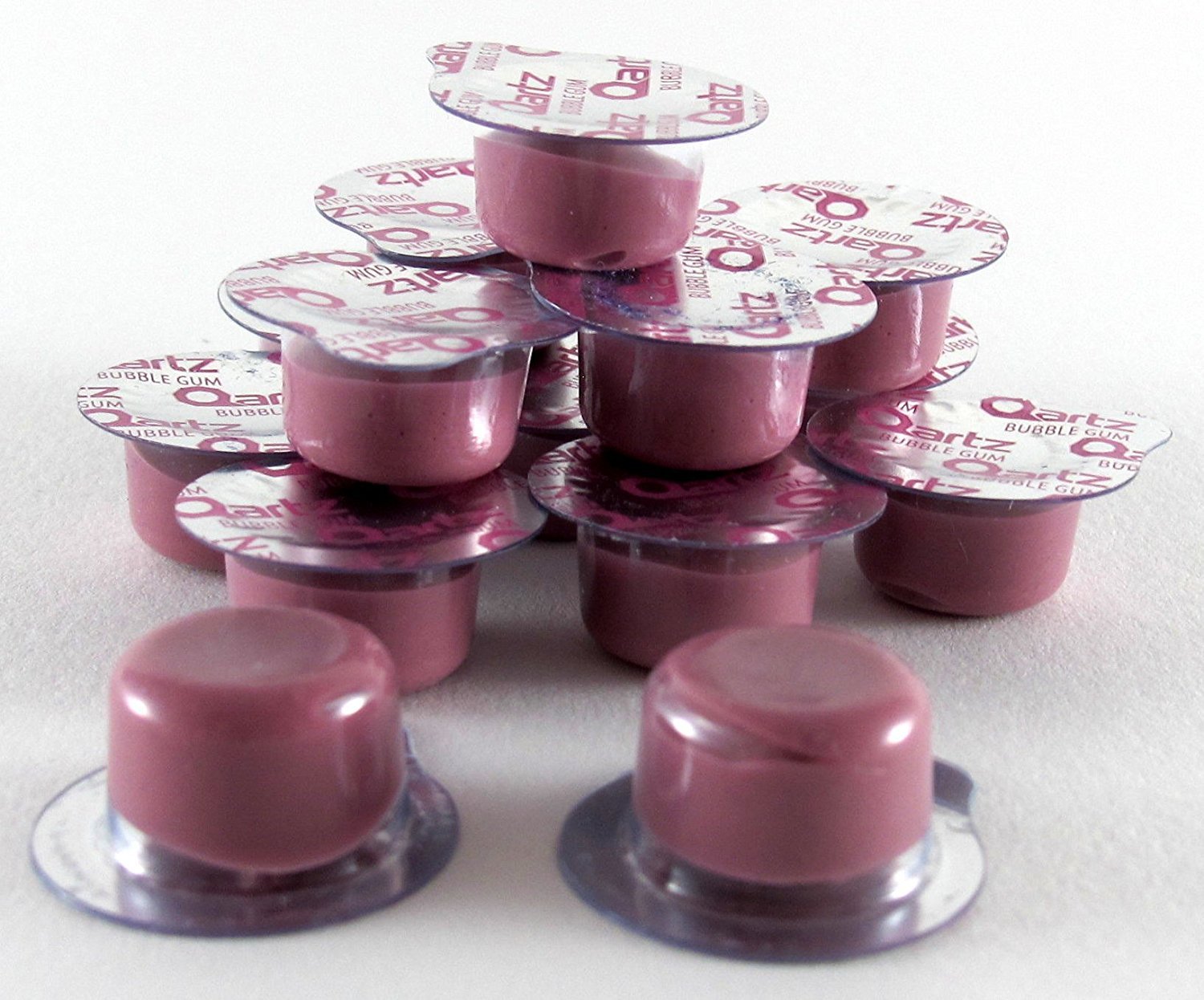 Qartz polvo dental sabor chicle en tubo para cepillado diario