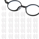 QfwdfcTrenz almohadillas nasales transparentes para gafas, confort diario