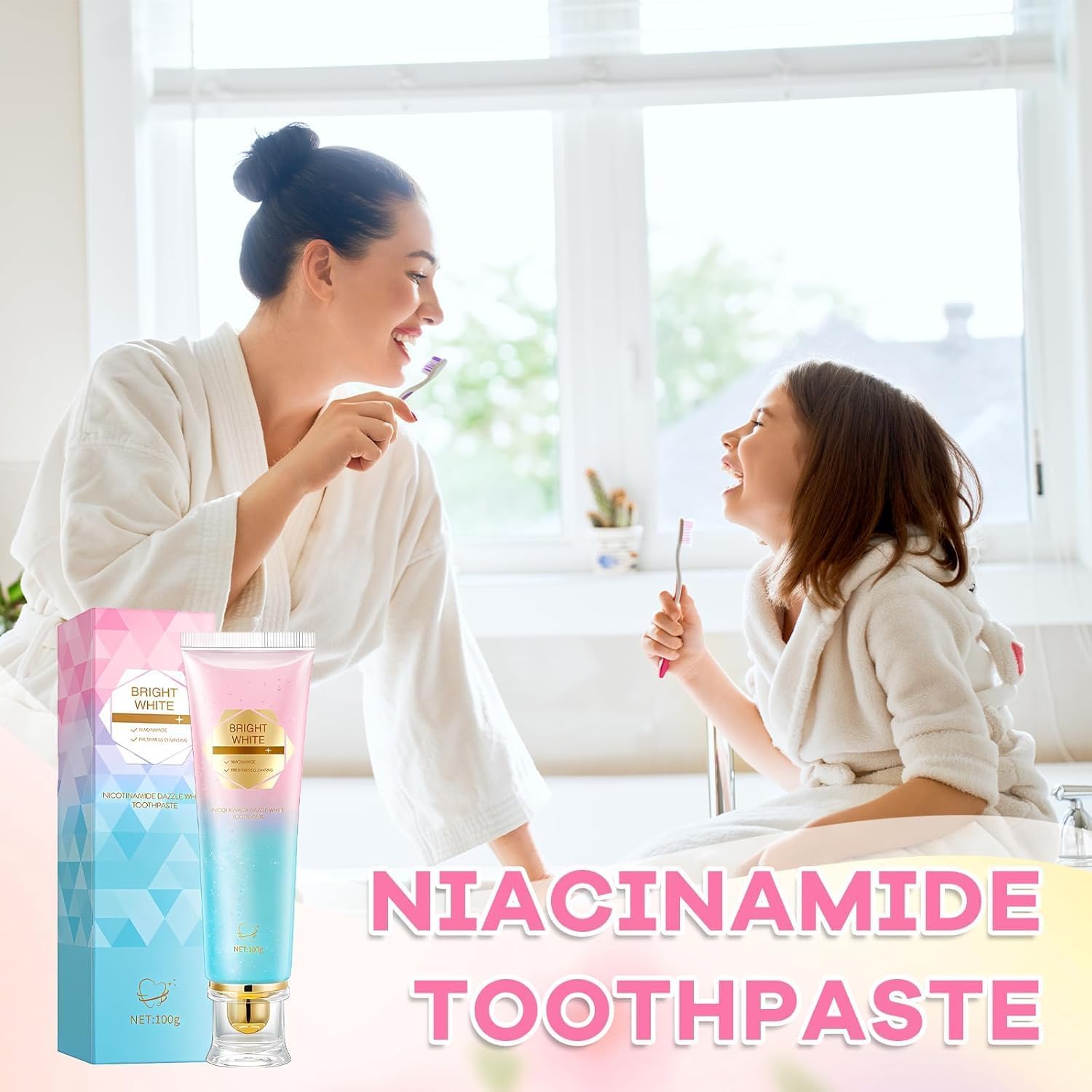 QGGQ Niacinamida uso diario suave para encías sensibles