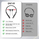 QHZ cuello portátil de 40 g para comodidad durante la sesión.
