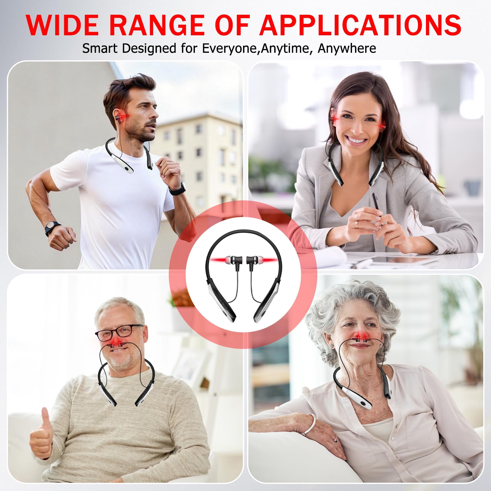 QHZ solución recargable para uso en casa o viaje.