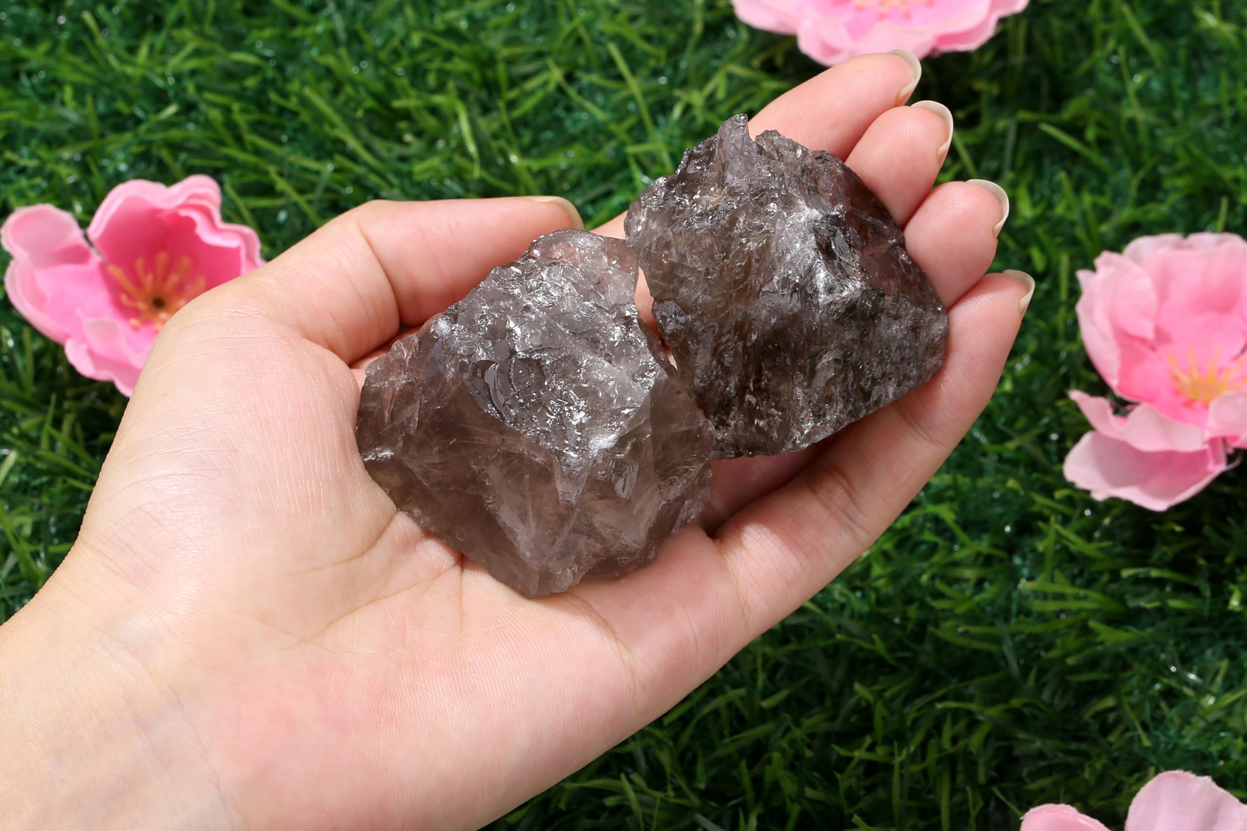 QINJIEJIE cristales decorativos para hogar y espacios con presencia natural