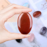 Piedra palma jaspe rojo de QINJIEJIE para aromaterapia y bienestar