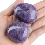QINJIEJIE amatista dos piezas curación, ideal para meditación y bienestar.