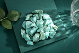 QINJIEJIE Amazonite cristal crudo para colección artesanal y exhibición.