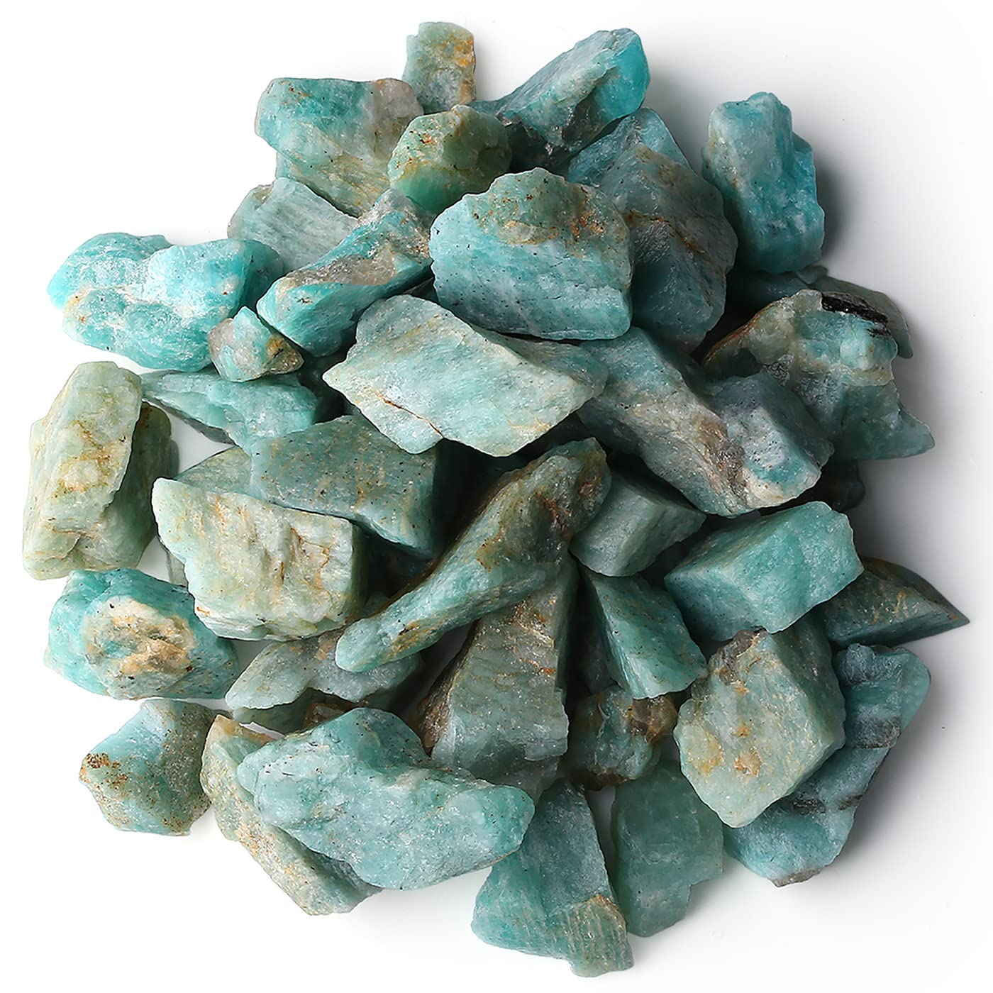 QINJIEJIE Amazonite cristal crudo para tumblado y artesanía.