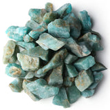 QINJIEJIE Amazonite cristal crudo para tumblado y artesanía.