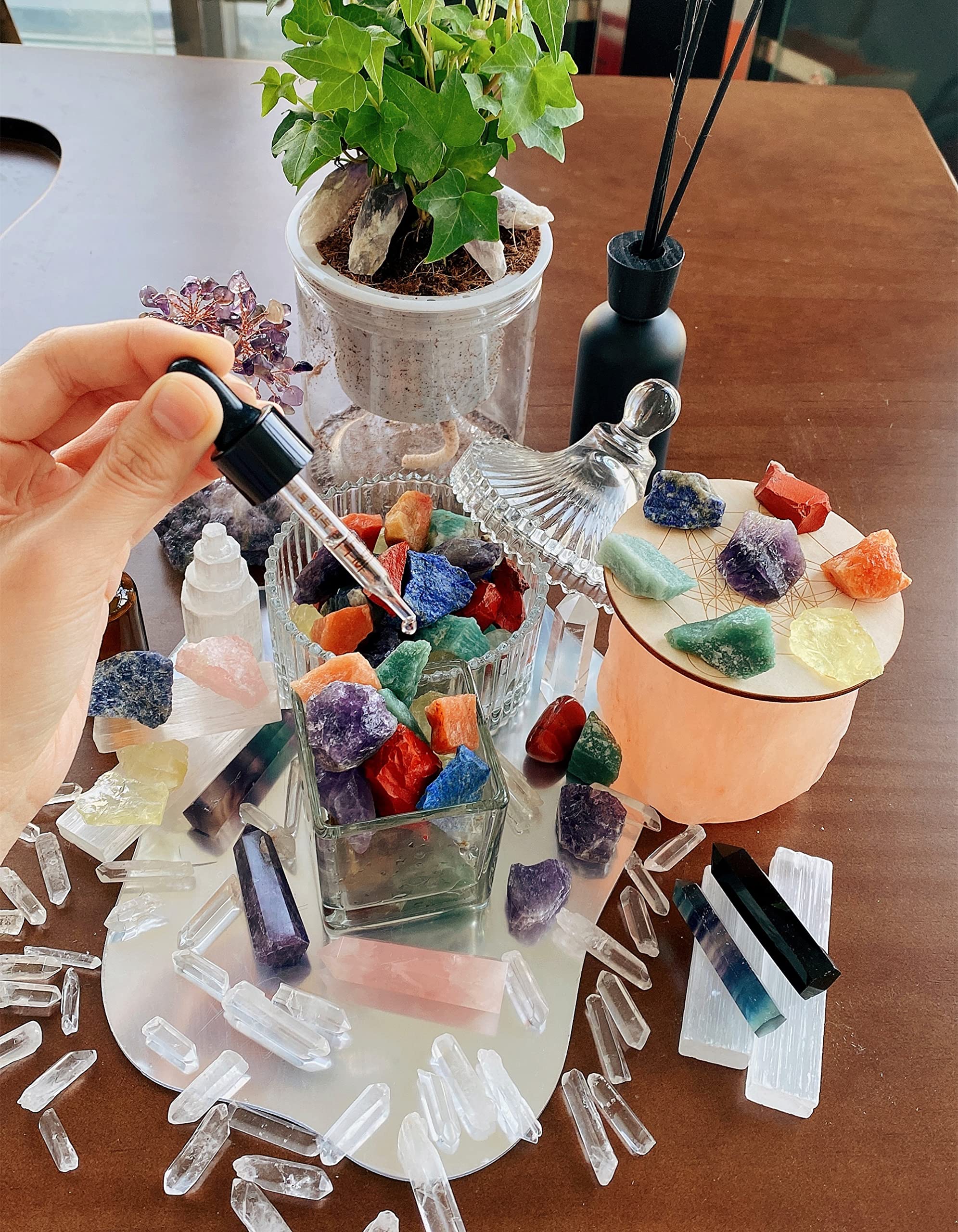 QINJIEJIE cristales para ceremonias y rituales energéticos.