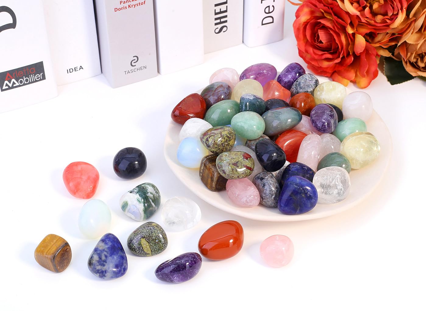 Piedras para acuario con QINJIEJIE realzan colores del agua