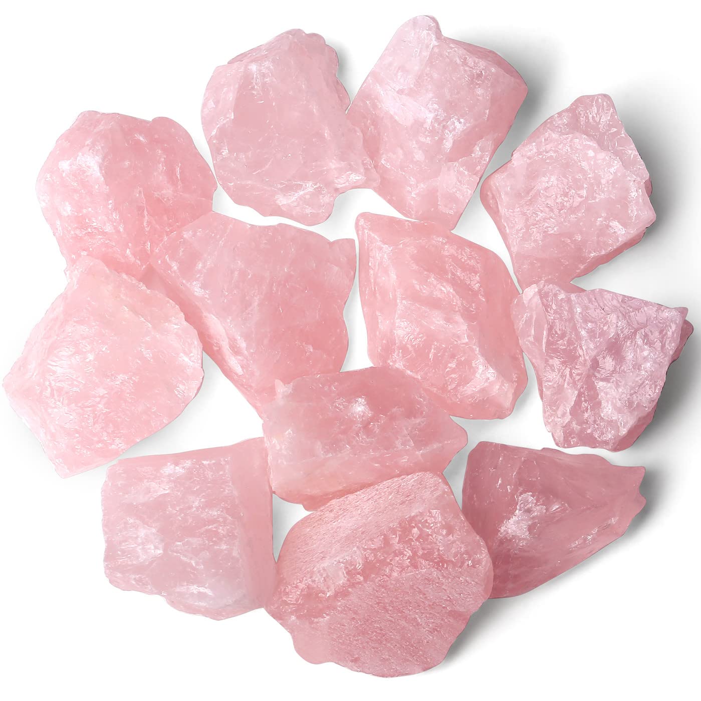 QINJIEJIE piedras rosadas para pulido y tallado artesanal