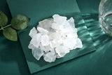 Piedra de cuarzo claro QINJIEJIE cruda para decoración y meditación.
