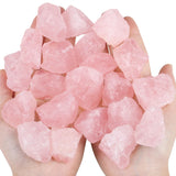 QINJIEJIE cuarzo rosa crudo, 400 g, para decoración y colección