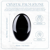 QINJIEJIE obsidiana negra: piedra de verdad para protección y enraizamiento diario.