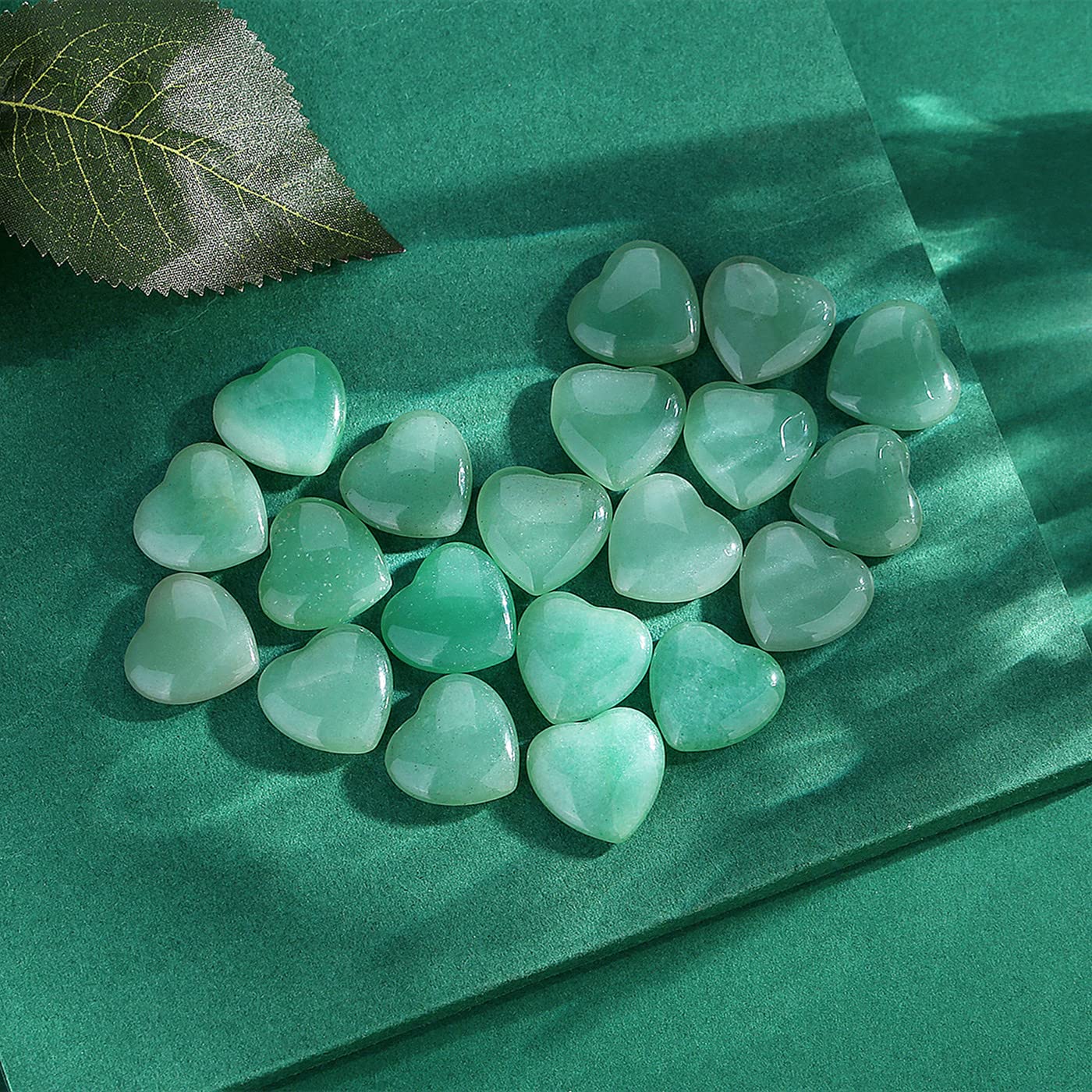 QINJIEJIE Piedras corazón miniatura para llevar en el bolsillo y concentrarse.