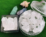 Piedras decorativas QINJIEJIE cuarzo claro para acuario y hogar.