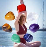 Piedras pulidas QINJIEJIE para Reiki y meditación