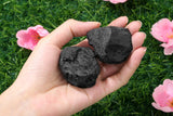QINJIEJIE turmalina negra: piedra natural para decoración del hogar y acentos naturales