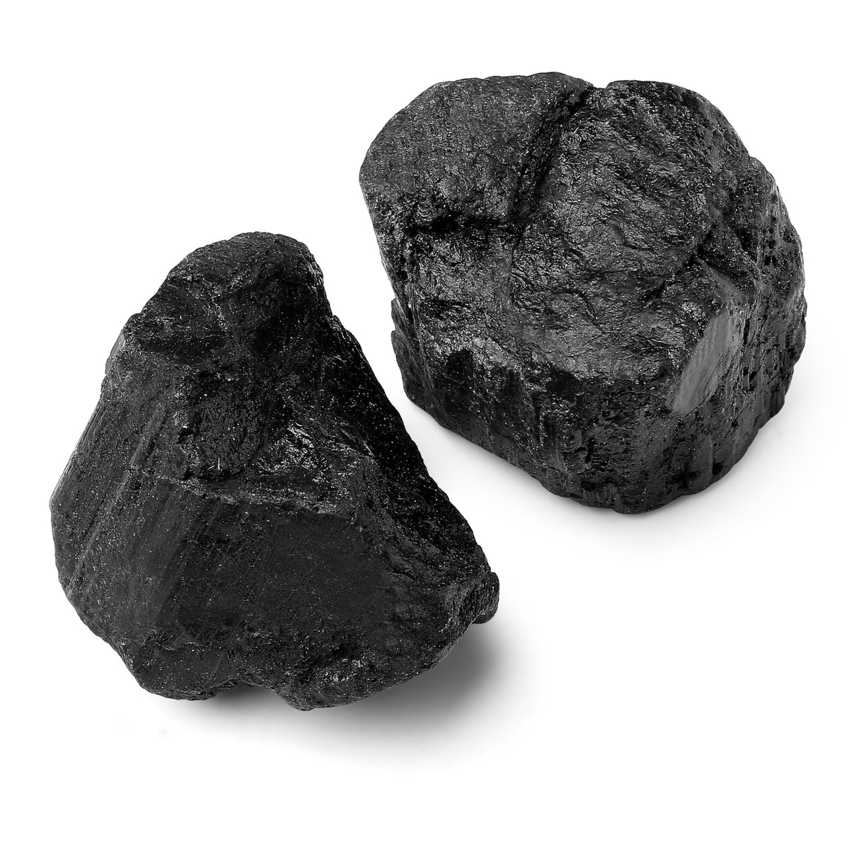 QINJIEJIE turmalina negra: piedra cruda de 45-55 mm para pulir y decorar