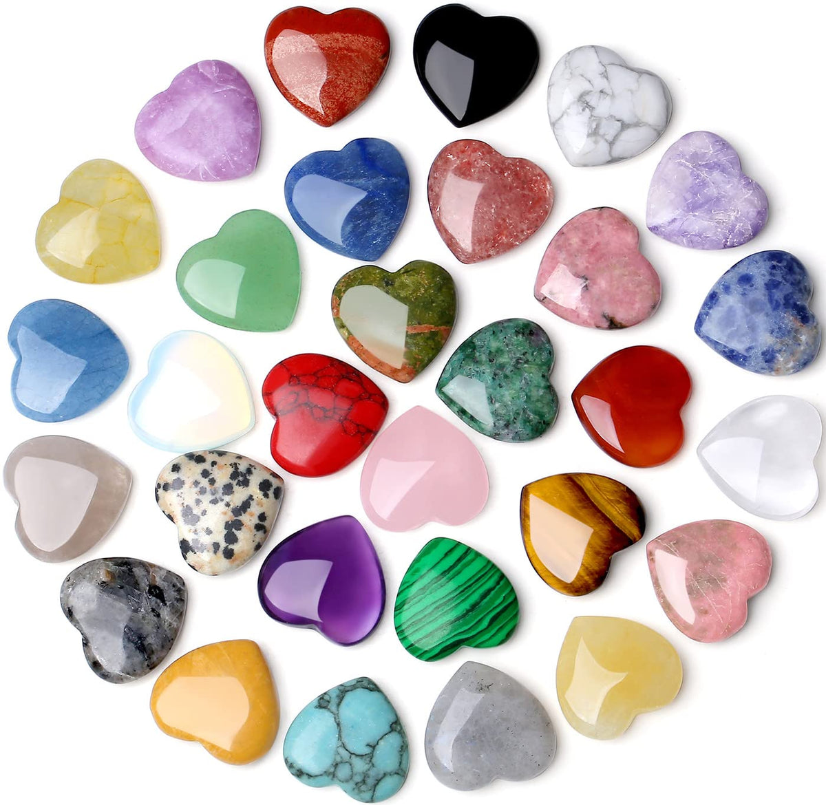QINJIEJIE amatista, corazón tallado, ideal para meditación y equilibrio emocional.