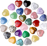 QINJIEJIE amatista, corazón tallado, ideal para meditación y equilibrio emocional.