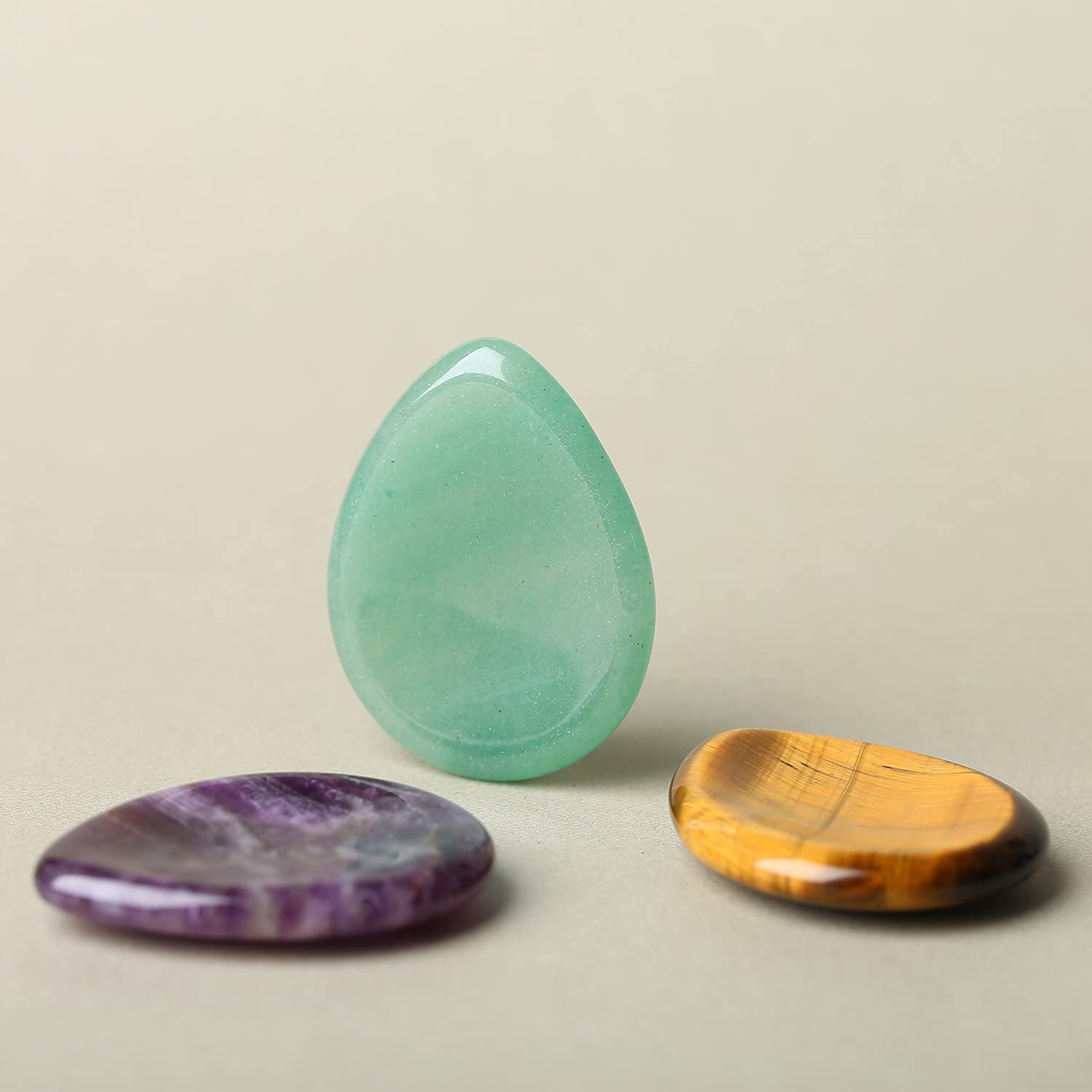 QIQIXIN ojo de tigre: tacto suave para meditación y respiración