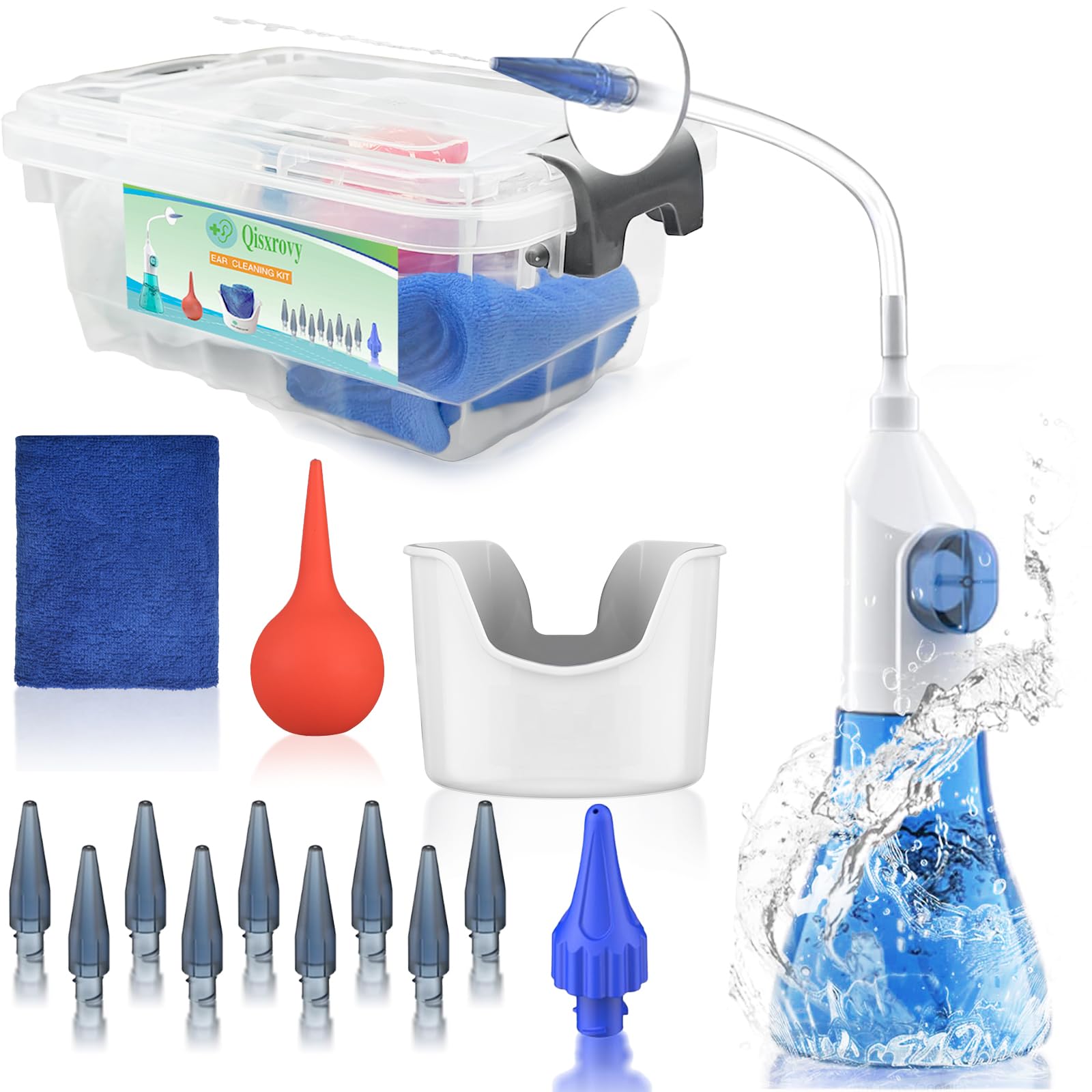 QISXROVY kit limpieza orejas: solución suave para toda la familia