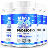 QIVERNAMY Probióticos 50+, botella equilibrio para una vida diaria más estable y saludable.