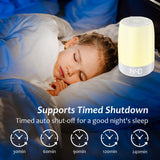 Qivine Soother control por aplicación para gestionar sonidos y luces.