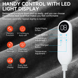 Qoosea control remoto con pantalla LED para ajustar el calor rápidamente.