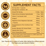 Qsbon Cortisol Reducer, descanso nocturno, favorece sueño reparador.