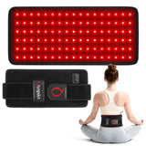 Qtyspdct cinturon de luz roja 660-850 para cobertura corporal amplia y relajación diaria.