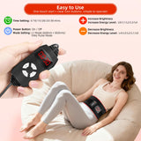 Qtyspdct cinturon luz roja 660-850 para mascotas con comodidad.