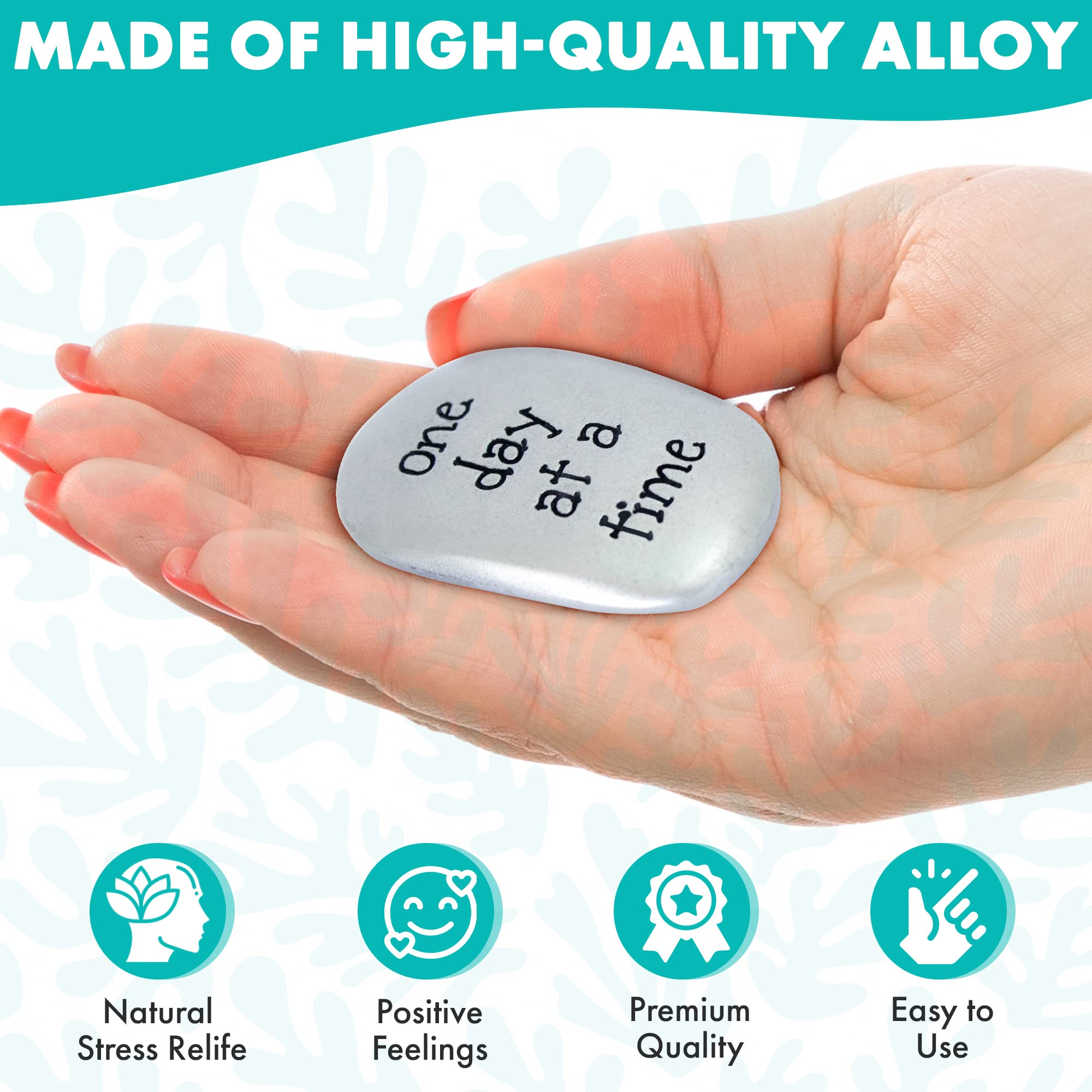Regalo inspirador Quadow: piedra de pulgar para calma