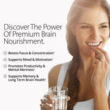 Qualia Mind de QUALIA LIFE SCIENCES, cápsulas dorsal, mejora la velocidad de pensamiento.