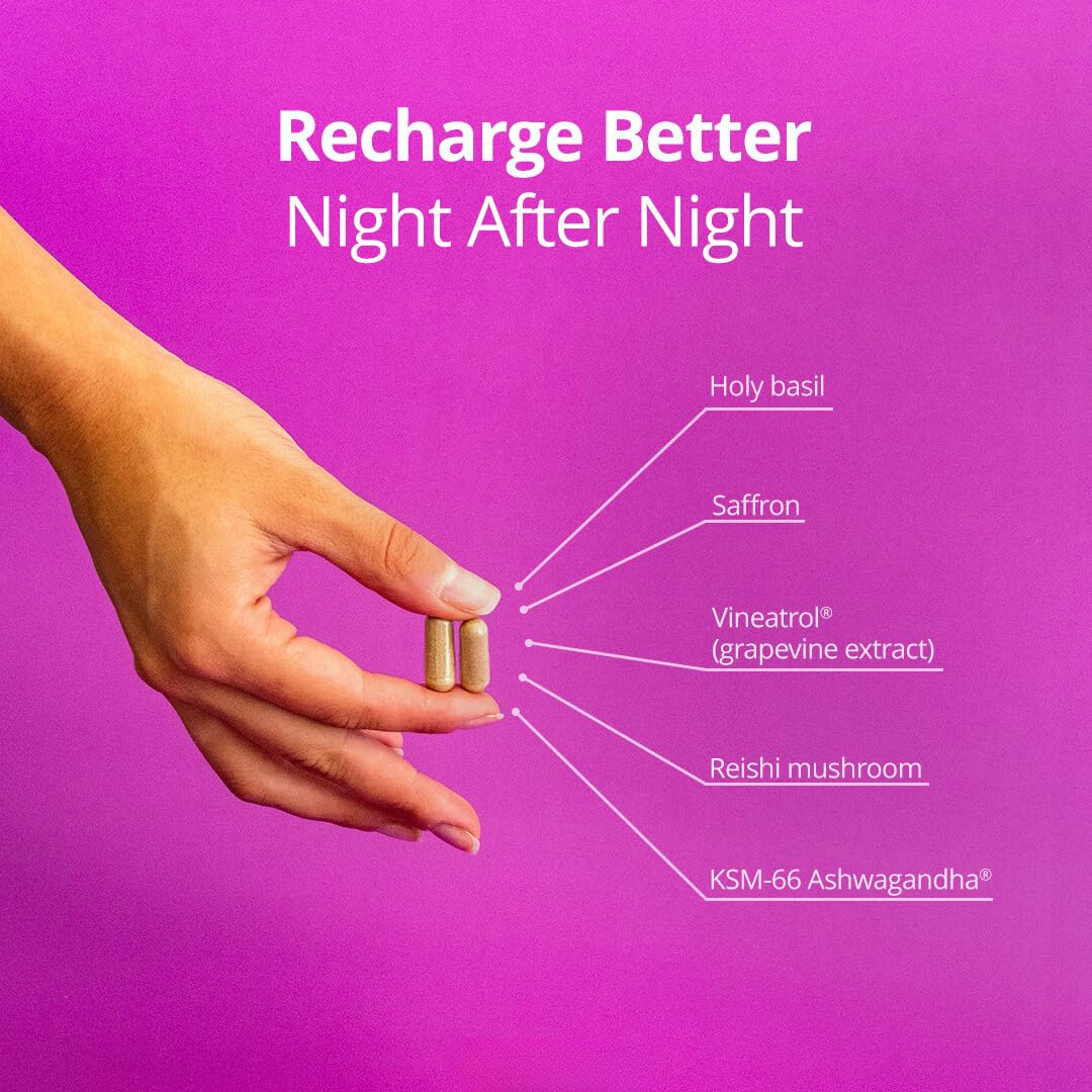 Qualia Night Sleep Aid: dosis-diaria, fácil de incorporar en la rutina nocturna.