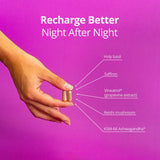 Qualia Night Sleep Aid: dosis-diaria, fácil de incorporar en la rutina nocturna.