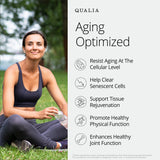 QUALIA LIFE SCIENCES Senolítico: cápsulas de textura suave y fácil de tragar.