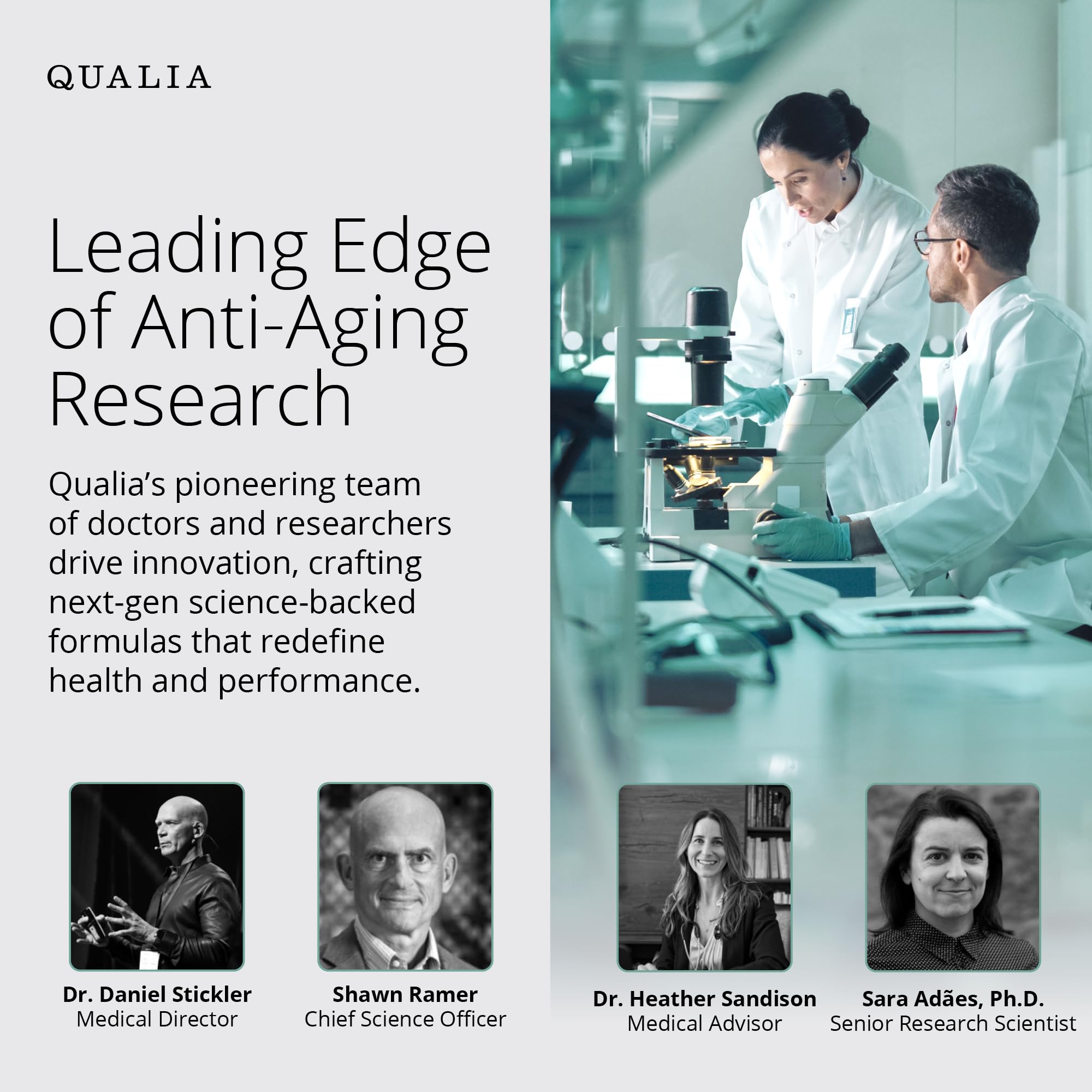 QUALIA LIFE SCIENCES Senolítico: uso diario recomendado para reparación celular.