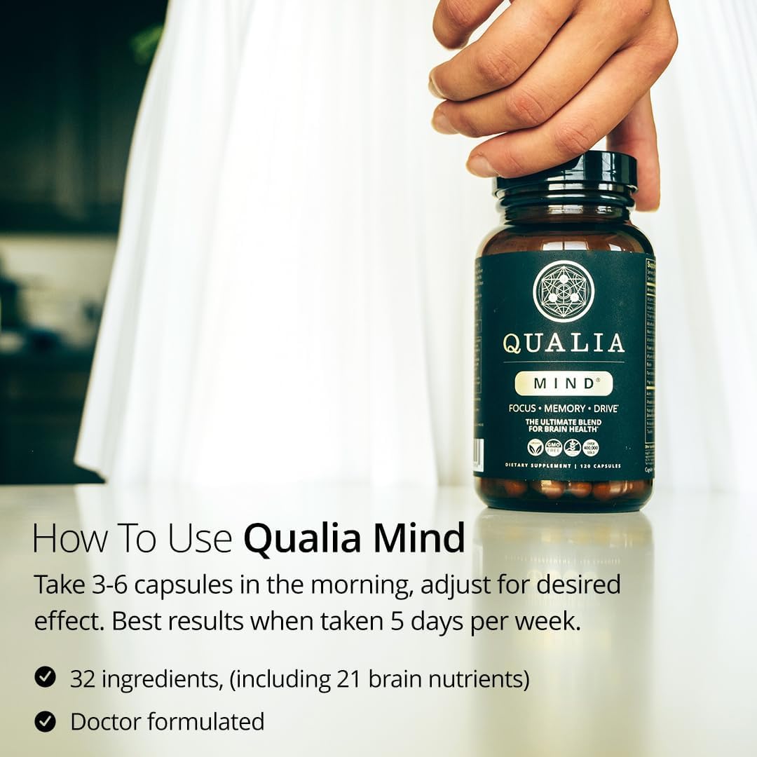 Qualia Mind: momento del día recomendado para mantener energía y concentración.