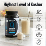 Qualify Proteína de suero sin sabor, kosher certificado para uso diario